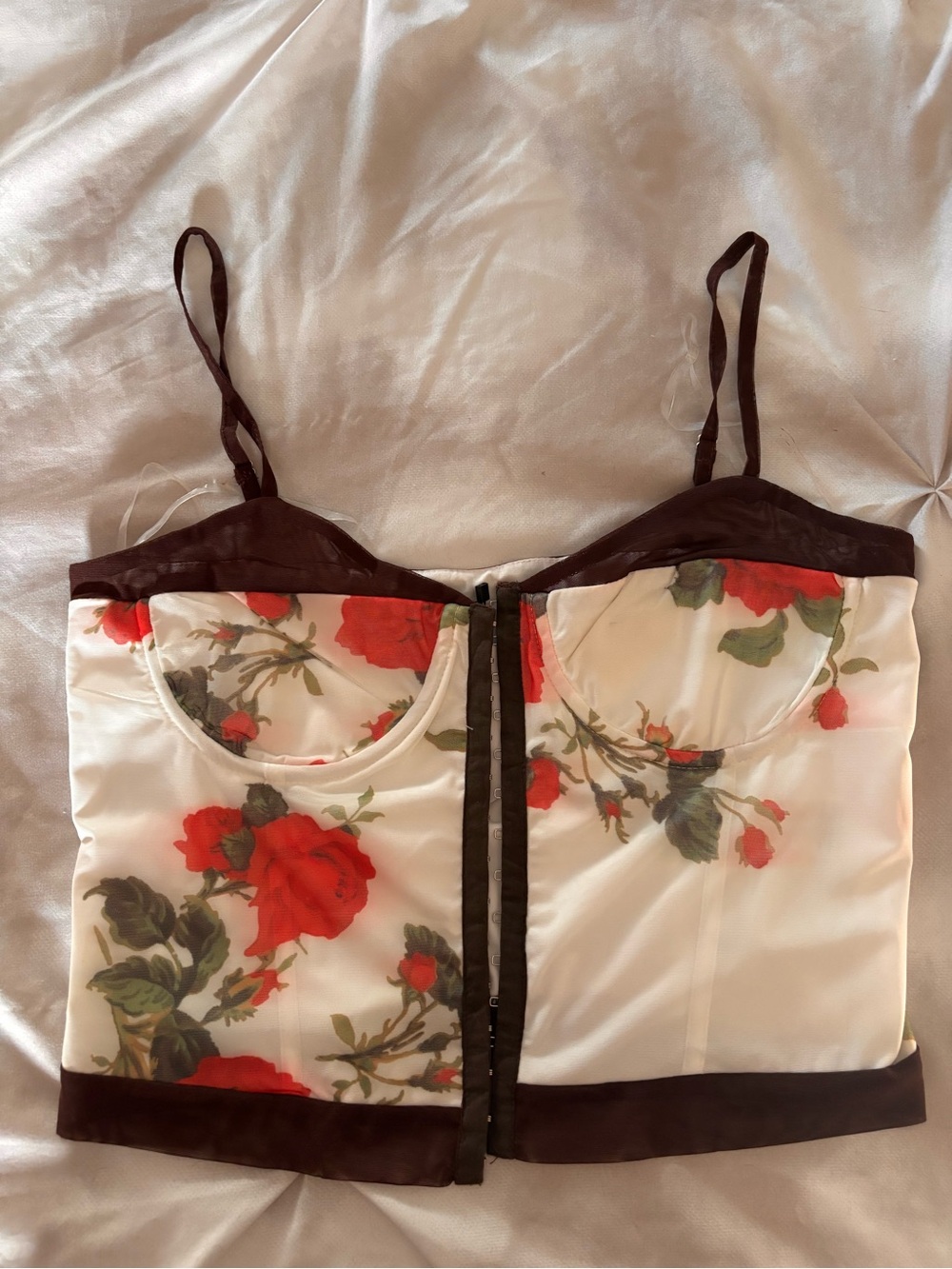 NWT Princess Polly Floral Bustier Top Sz 10.